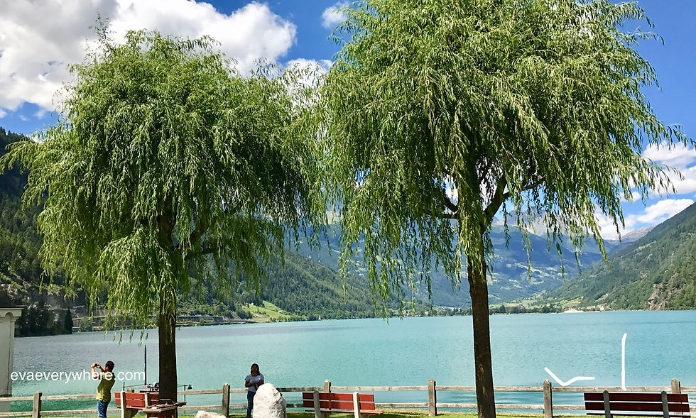 POSCHIAVO LAKE, SWISS ALPS, RHAETIAN RALEWAY