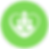 Icon of three people inside a heart held by a hand.