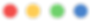 Four colored circles in red, yellow, green, and blue.