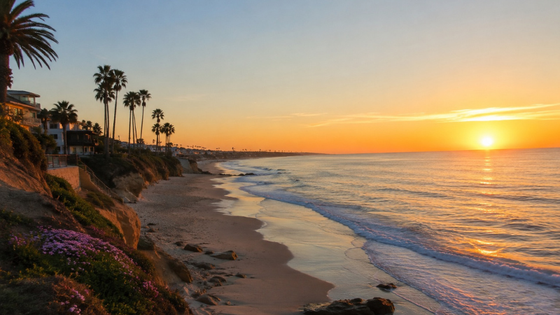 Beach in southern California