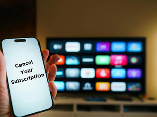 Phone saying cancel your subscription