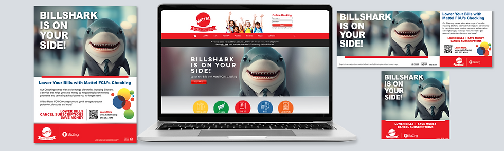 Billshark marketing campaign