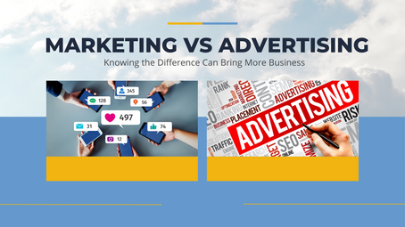 Marketing vs. Advertising: Knowing the Difference Can Bring More Business