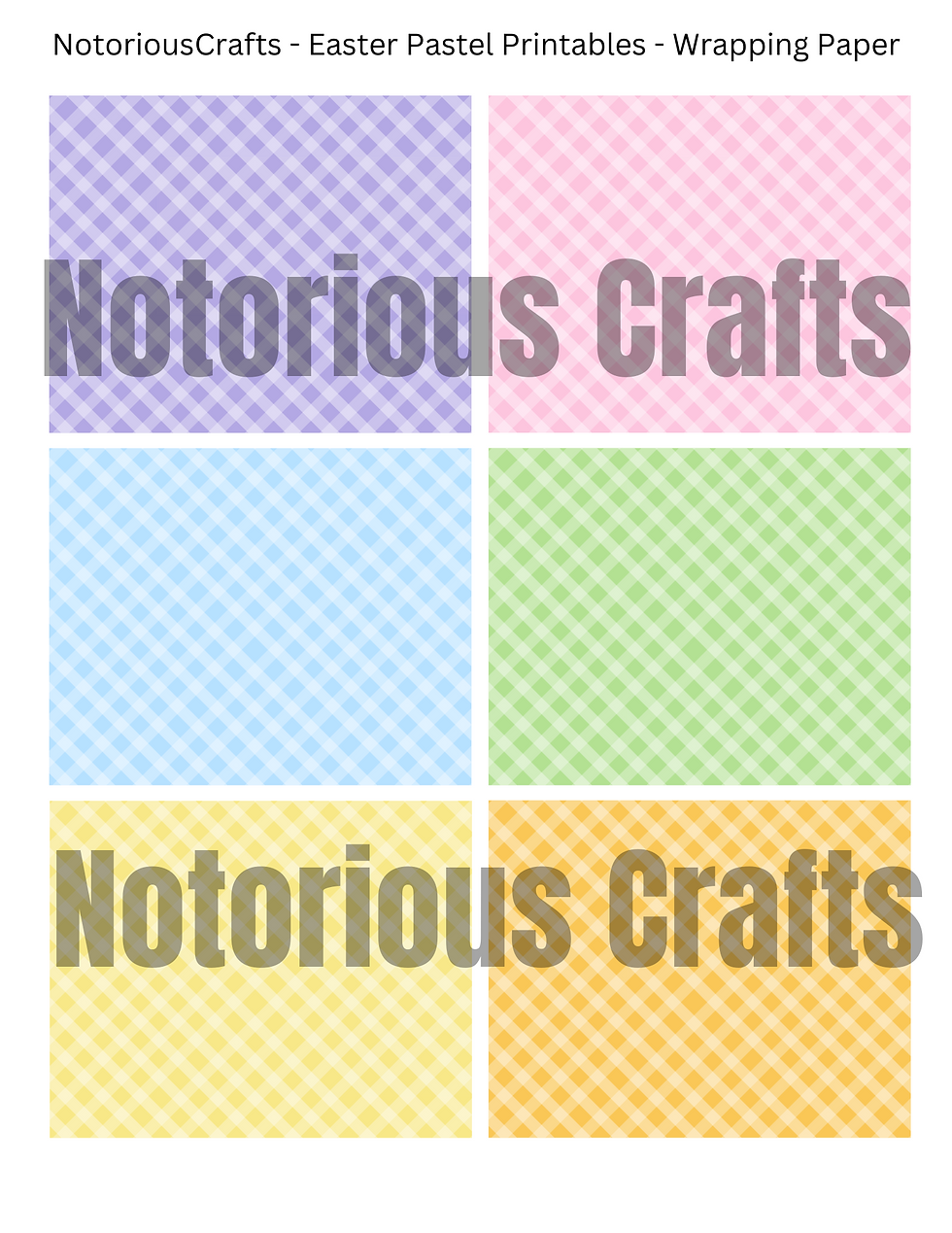Thumbnail: Easter Pastel Printables for Dollhouse Miniatures - Digital Download