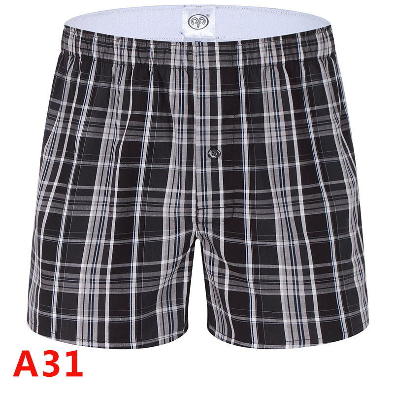 Miniatura: Men Boxers Underwear Breathable Comfortable Underpants Cotton