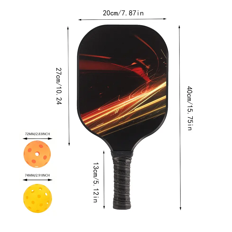 Miniatura: Pickleball Paddles USAPA Approved Graphite Pickleball Set Rackets