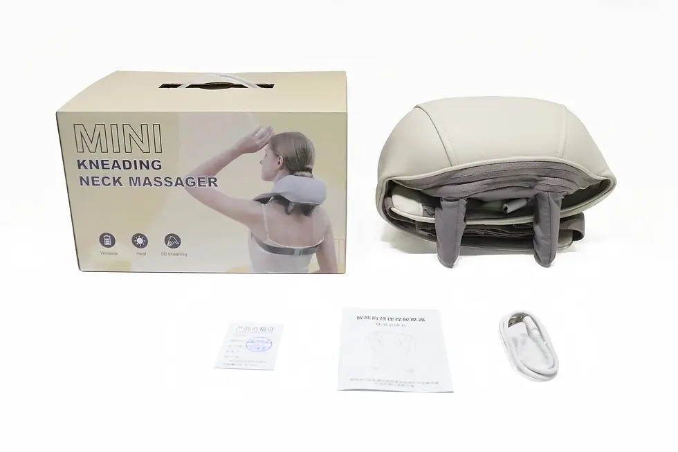 Miniatura: Wireless Neck Shoulder and Back Massager Brushless Motor 6D Deep Tissue