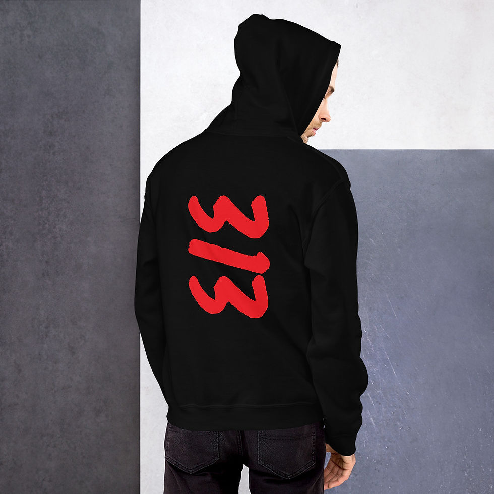 Thumbnail: Mo Pizza Logo + 313 Script Hoodie