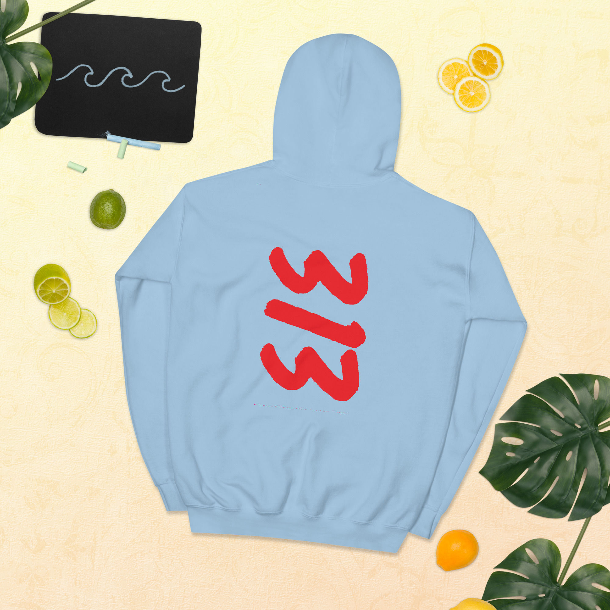 Mo Pizza Logo + 313 Script Hoodie