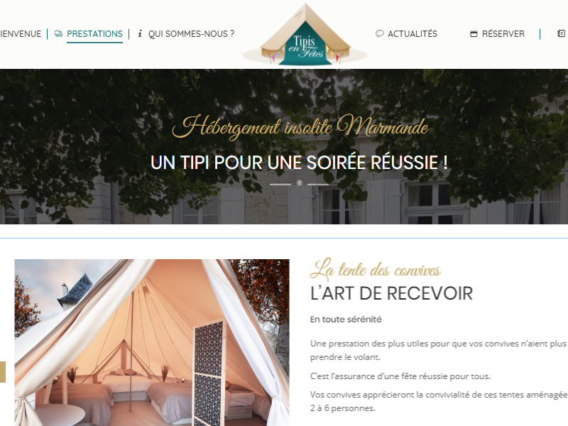 Tipis en Fête