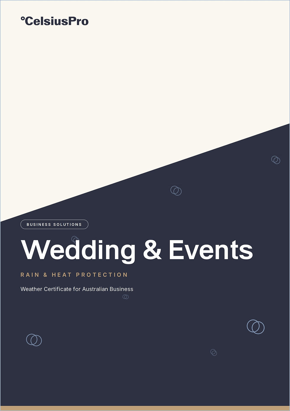 Wedding & Events Weather Certificate