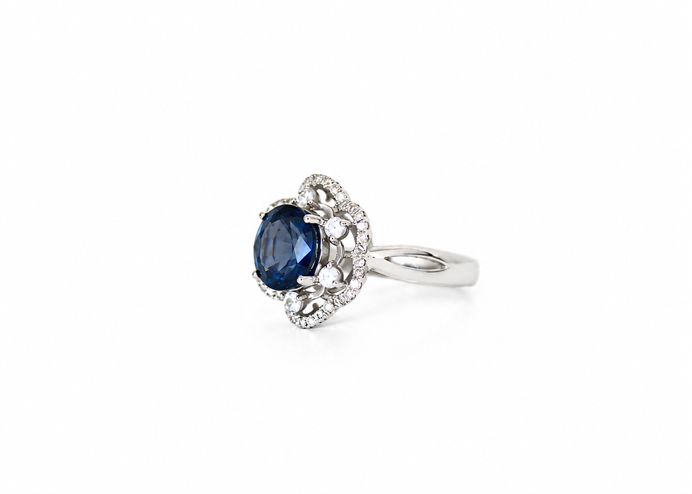 Thumbnail: 3ct  Sapphire Ring