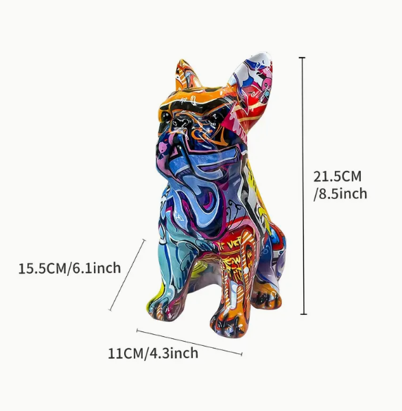 Thumbnail: Graffiti - French Bulldog Sculpture