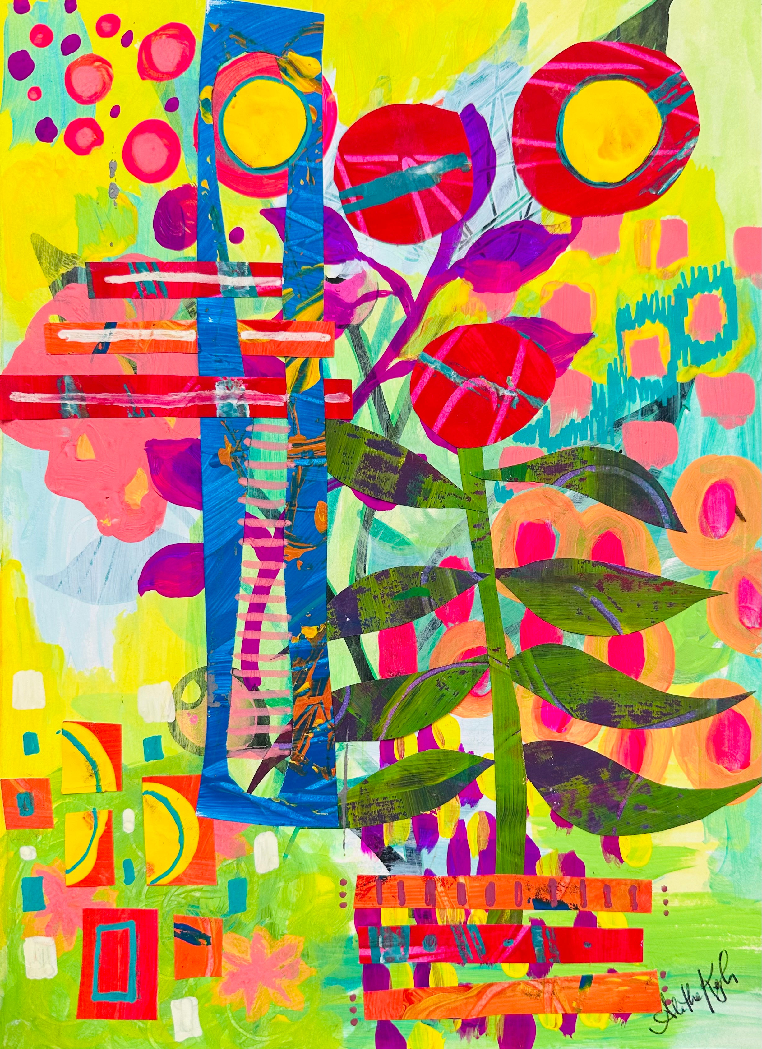 Vibrant Mosaic Garden