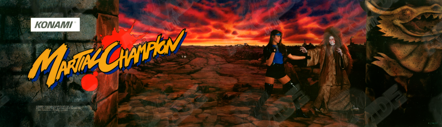 Martial Champion  - Arcade Marquee - Translight