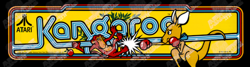 Kangaroo - Arcade Marquee - Translight | ReproArcade