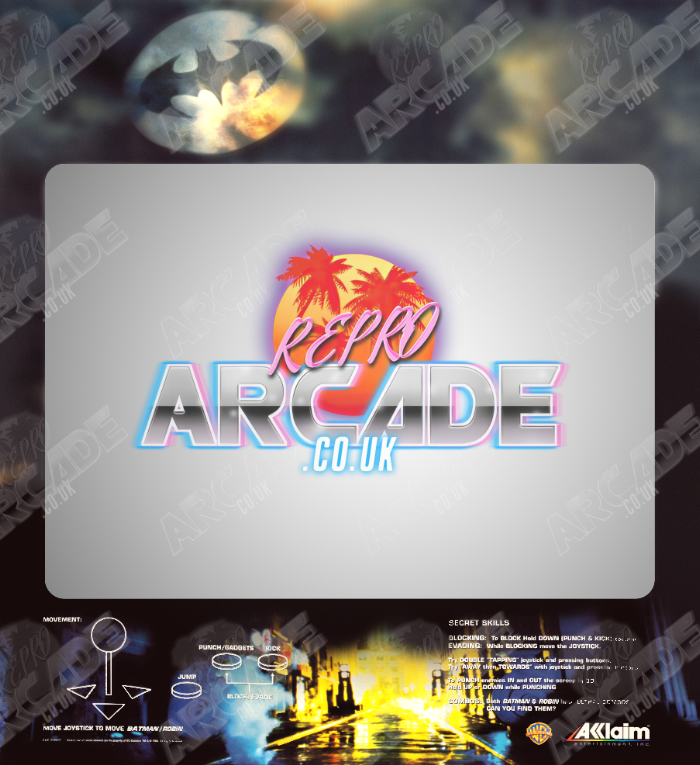Reproduction arcade artwork for classic arcade machines and Arcade1up ...