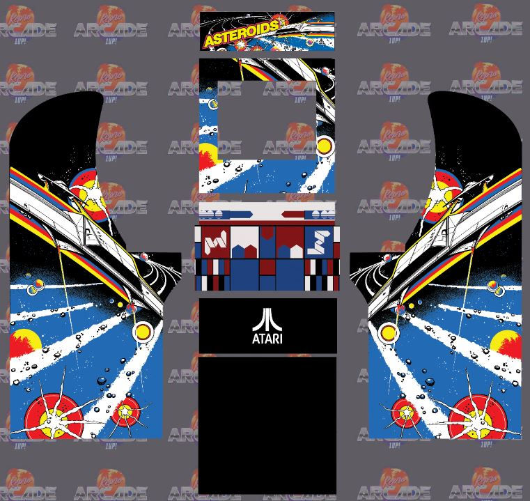 Arcade1Up アタリ アステロイド ATARI ASTEROIDS Arcade1Up アタリ アステロイド ATARI ASTEROIDS Atari Asteroids