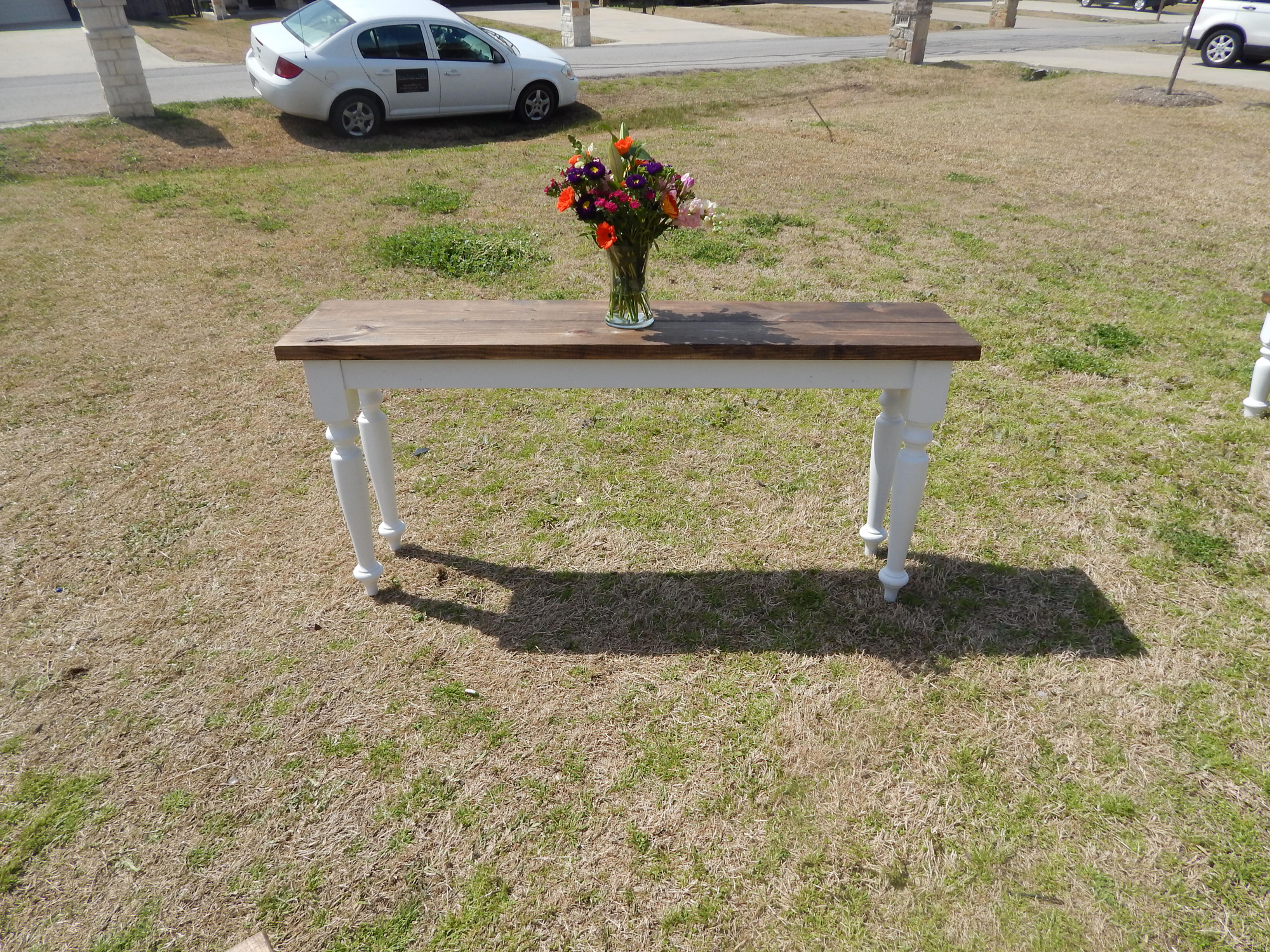Rustic Cottage Sofa Table