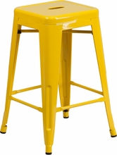 Thumbnail: Colored Metal Barstools - 2 Sizes