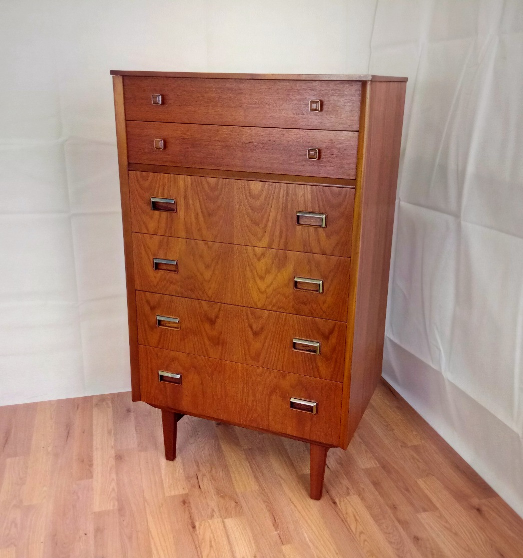 Retro Tall Chest of Drawers
