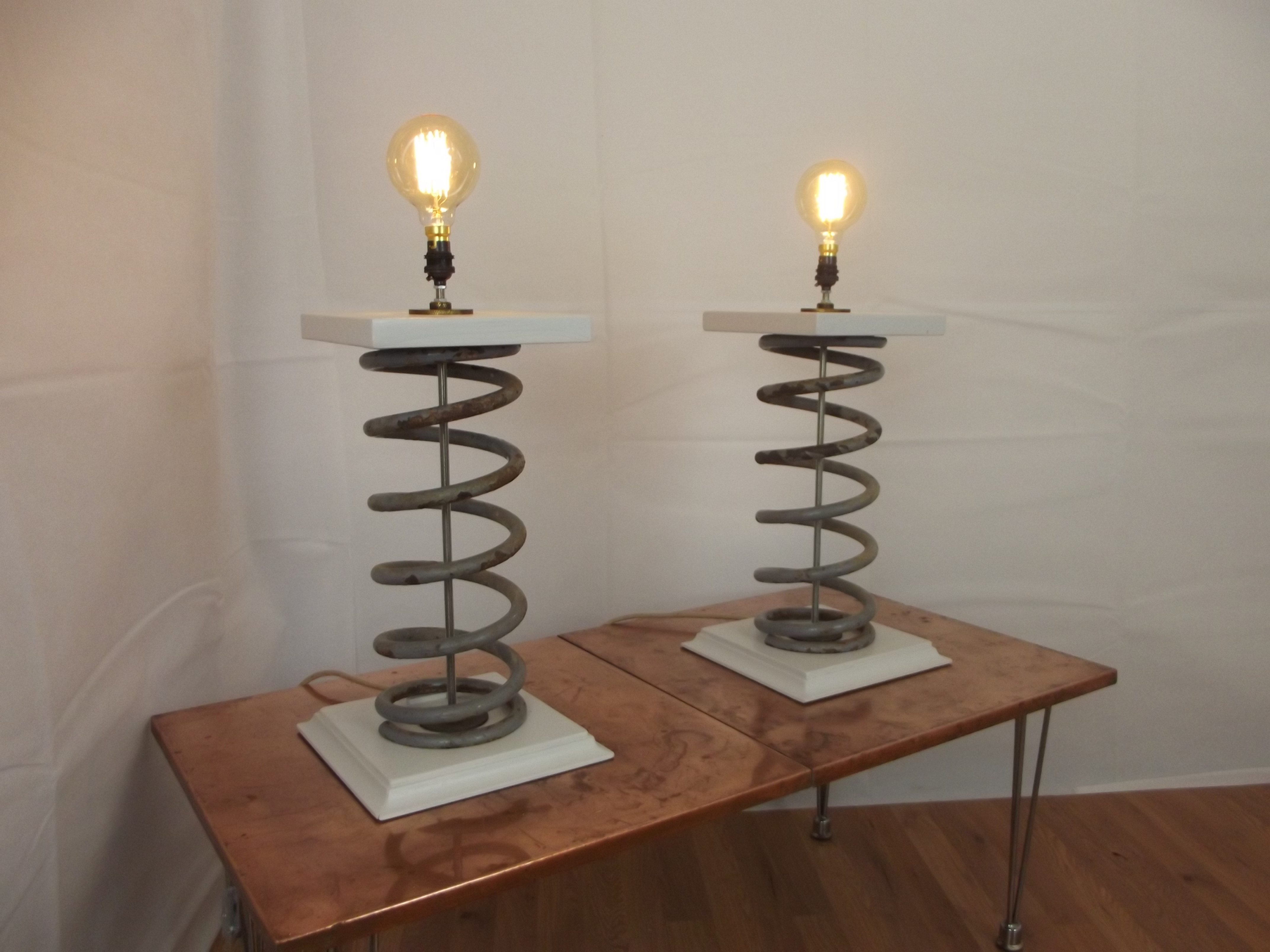 Pair of Land Rover Defender Spring Lamps
