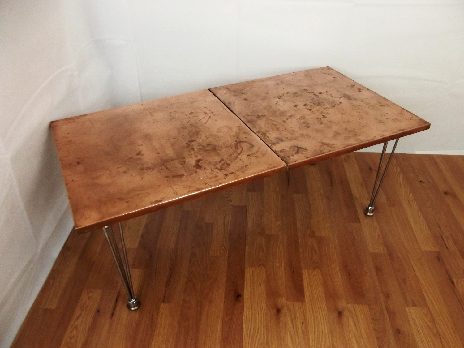 Copper Topped Coffee Table