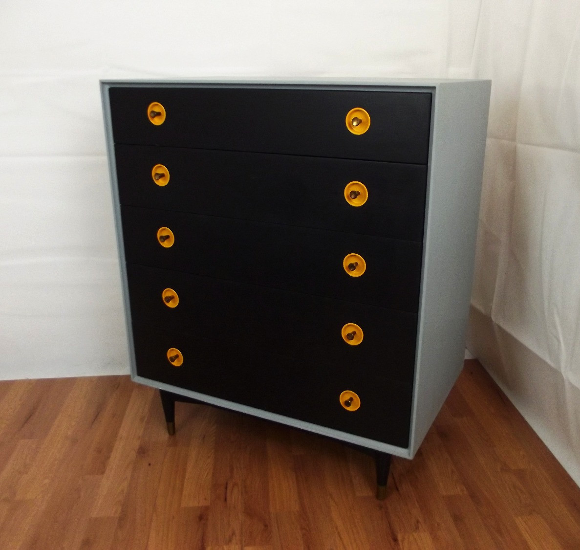 Retro Painted Chest of Drawers