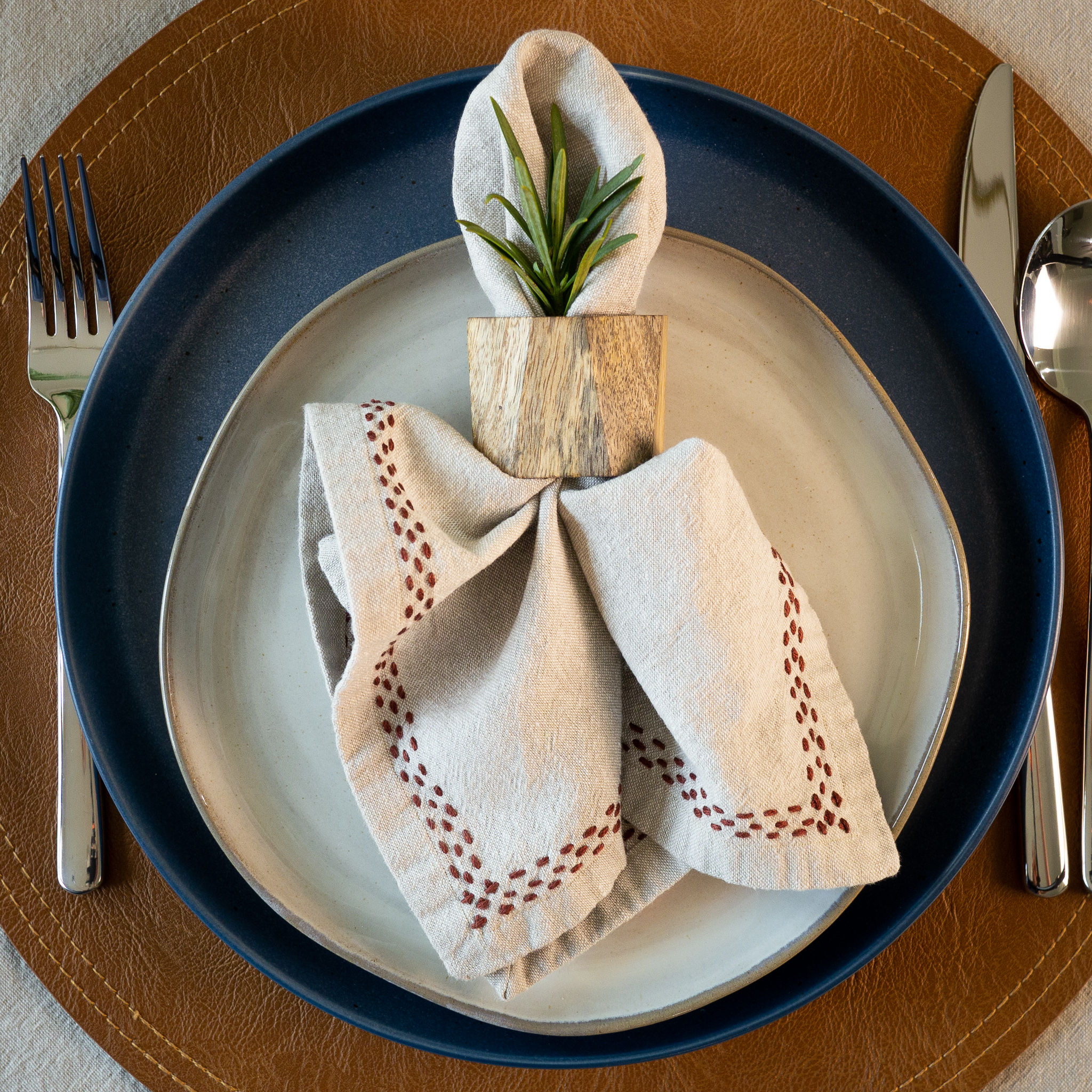 "haystacks" napkin set