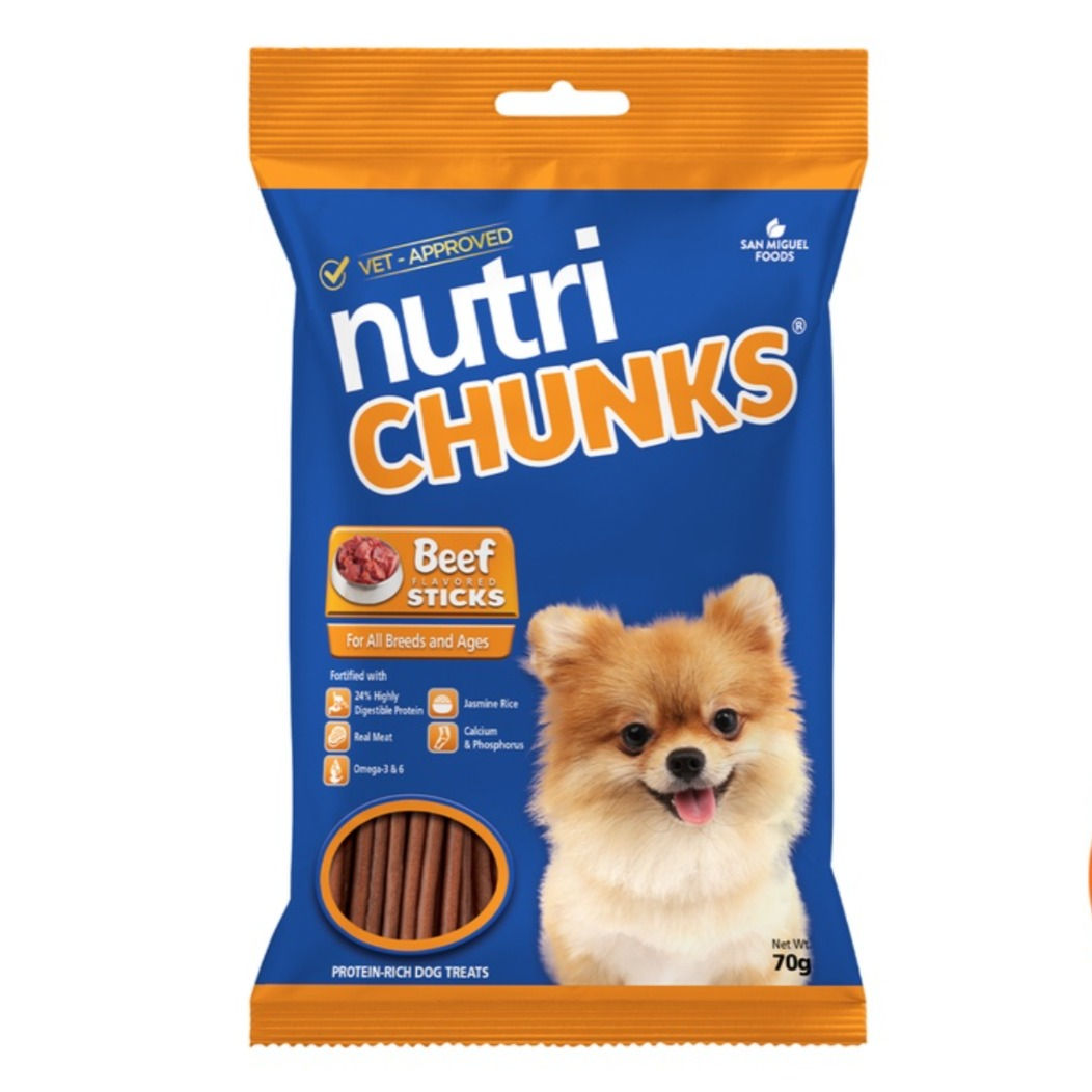 Nutri Chunks Beef Sticks | 70g