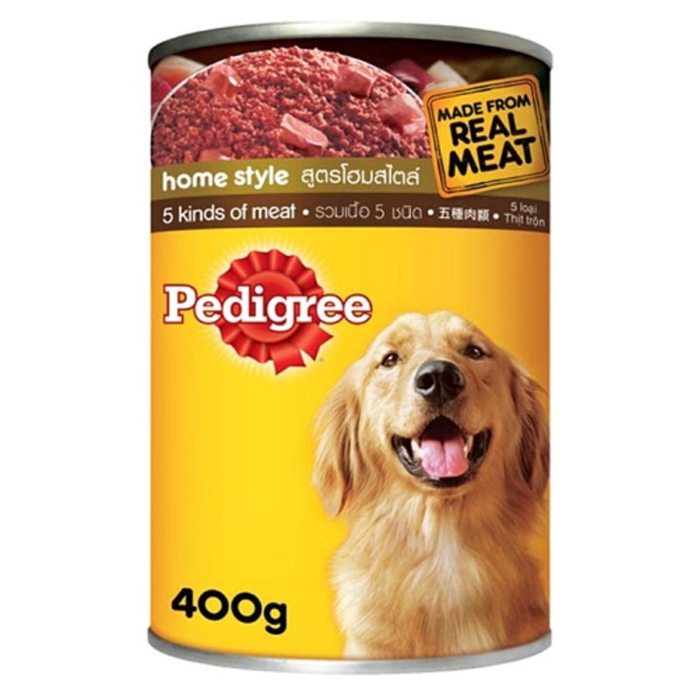Pedigree 5 Kinds of Meat Wet Dog Food | 400g Adult