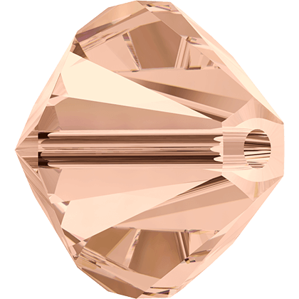 Miniatura: Swarovski 5328 Xilion Bicone Light Peach Bead
