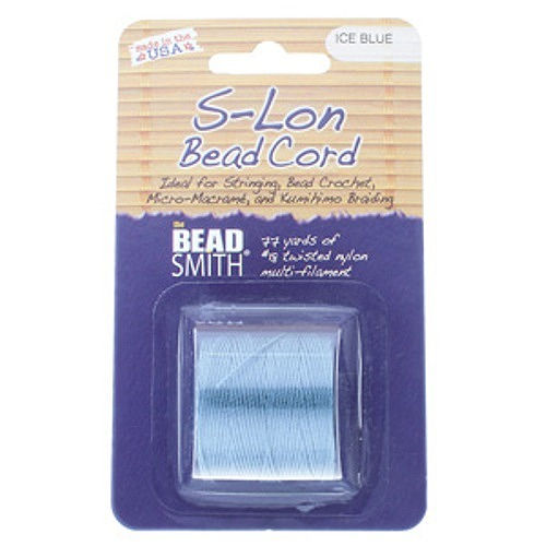 Miniatura: The BeadSmith S-Lon Bead Cord- Ice Blue