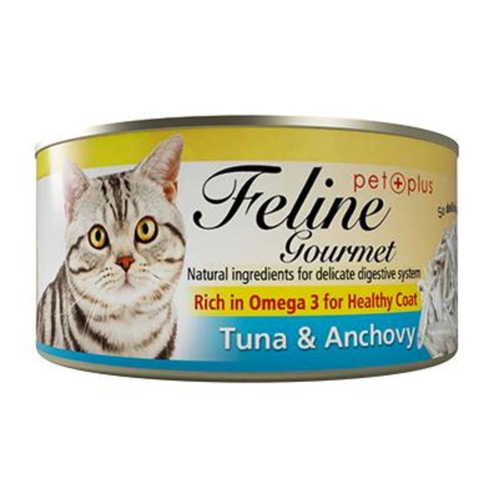 Feline Gourmet Wet Cat Food Tuna Anchovy | 80g Adult