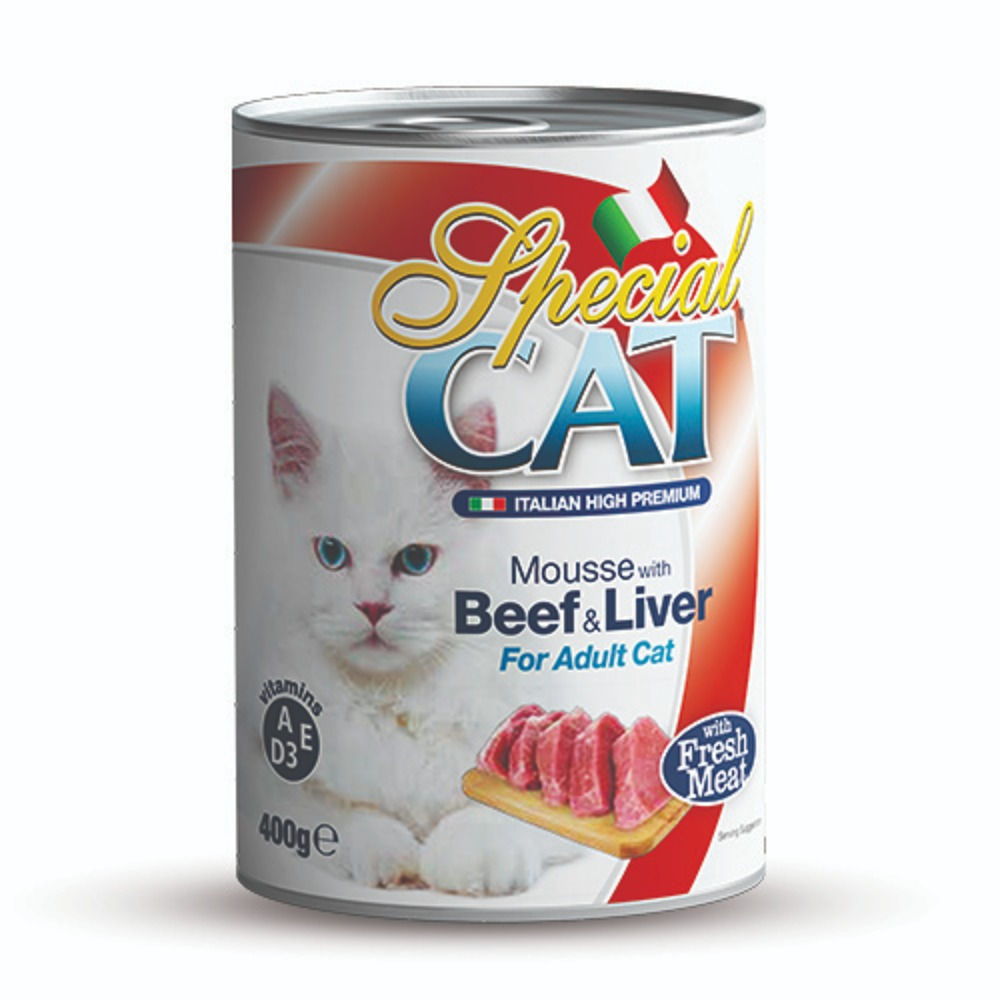 Special Cat Mousse with Beef & Liver | 400g Adult