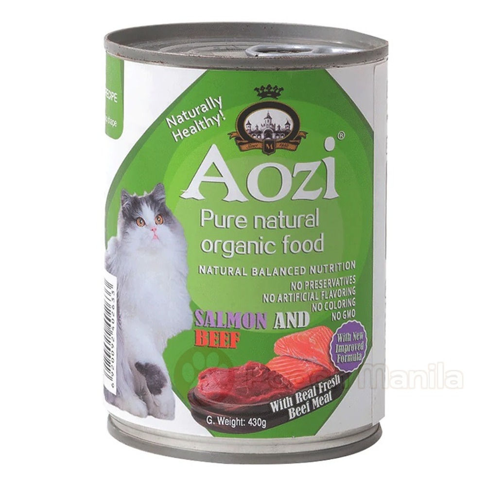 Aozi Wet Cat Food Salmon Beef All Stages | 430g