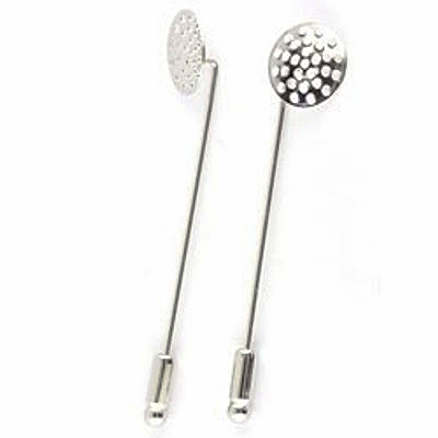 Thumbnail: Beadalon Stick Pin w/ Beading Disc & White Plate