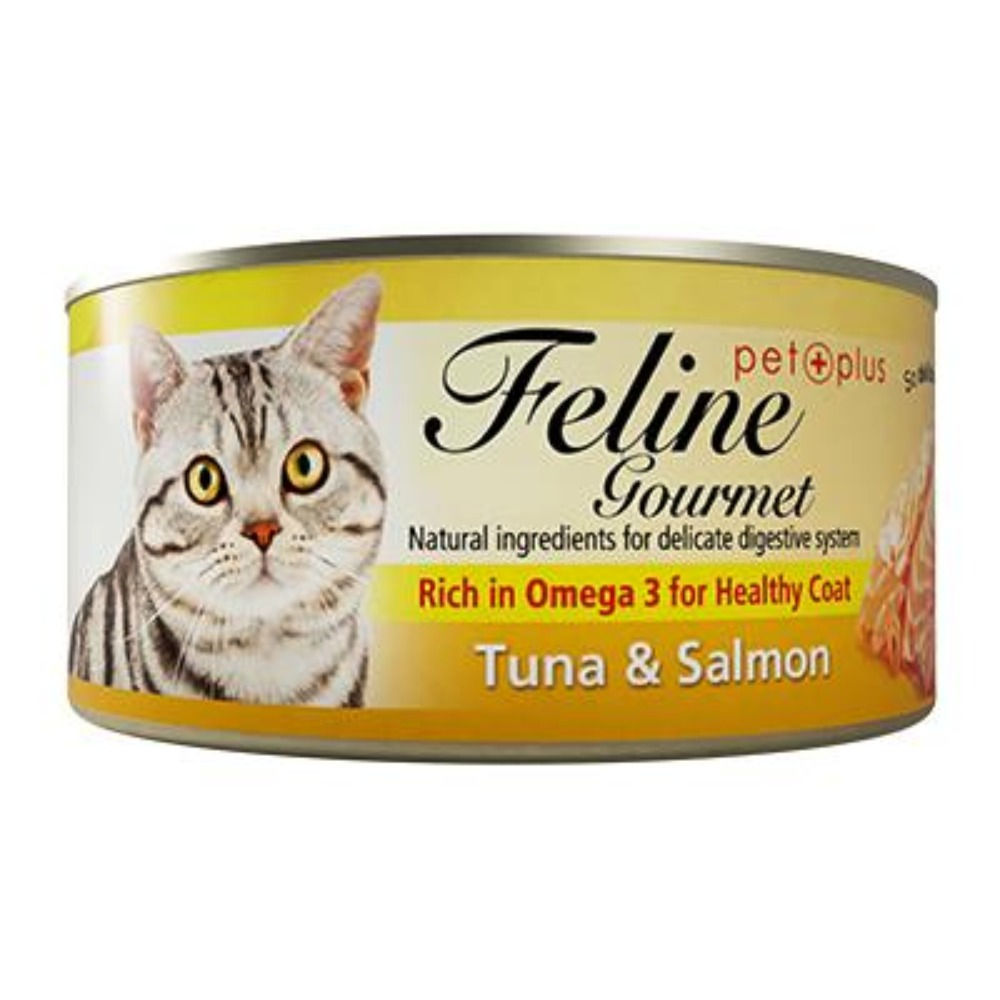 Feline Gourmet Wet Cat Food Tuna Salmon | 80g Adult
