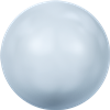 Thumbnail: Swarovski 5810 Crystal Round Pearl Light Blue Bead