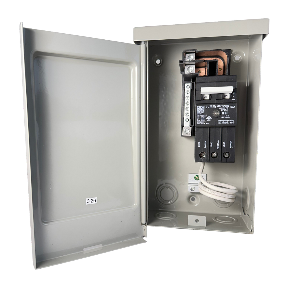 Thumbnail: Weatherproof GFCI Enclosure - Side Door Access