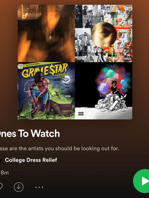 College Dress Relief's Spotify