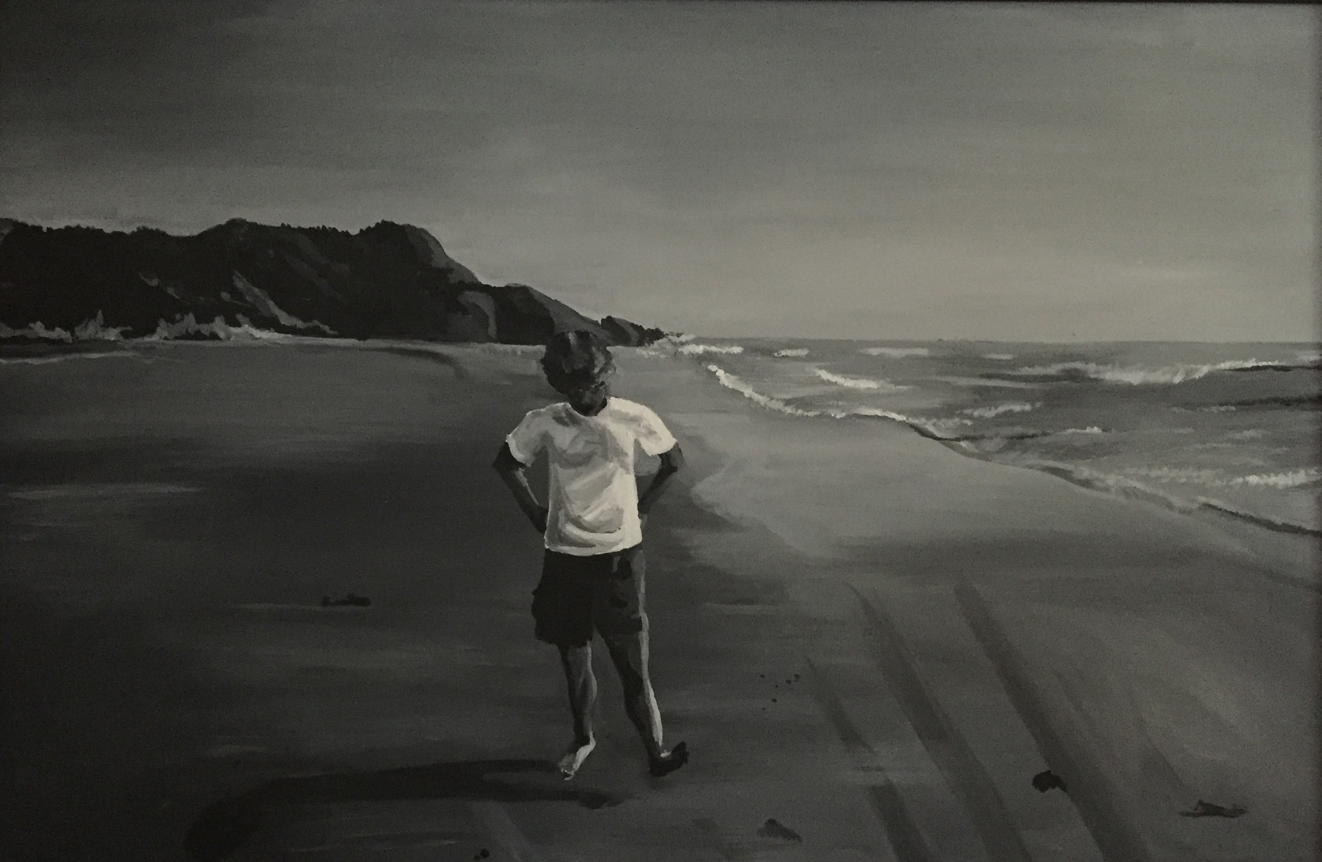 Walk at the beach