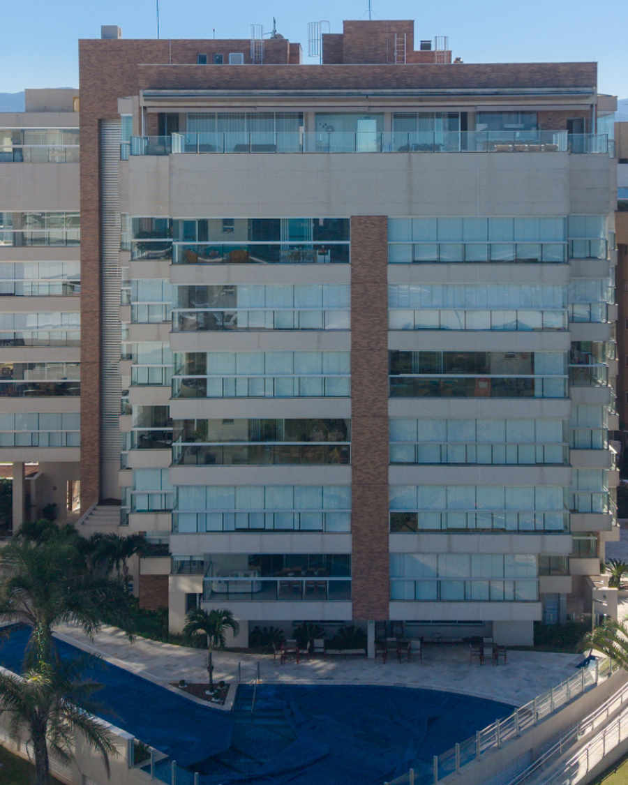 Fachada do Edifício Miramar, Módulo 07, Riviera de São Lourenço, Bertioga