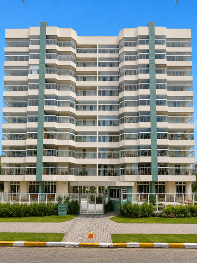 Fachada do Edifício Sorrento e Cittadella, Módulo 03, Riviera de São Lourenço