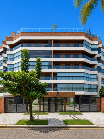 Fachada do Edifício Veleiros, Módulo 04, Riviera de São Lourenço