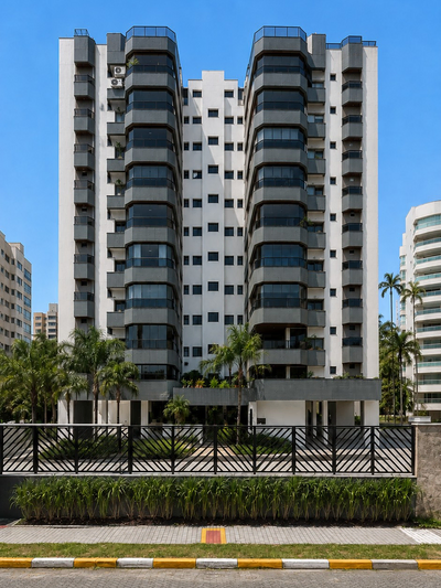 Fachada do Edifício Mediterrane, Módulo 03, Riviera de São Lourenço
