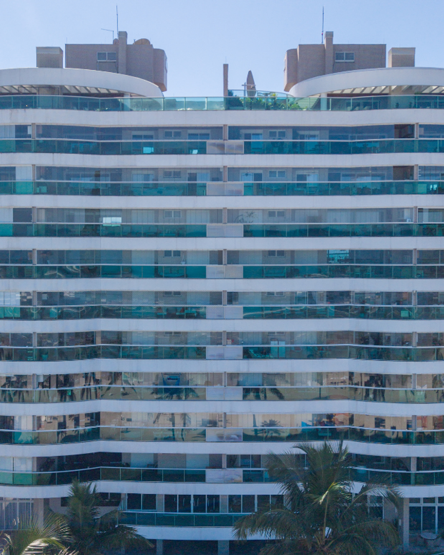 Fachada do Edifício Itacaré, Módulo 08, Riviera de São Lourenço, Bertioga