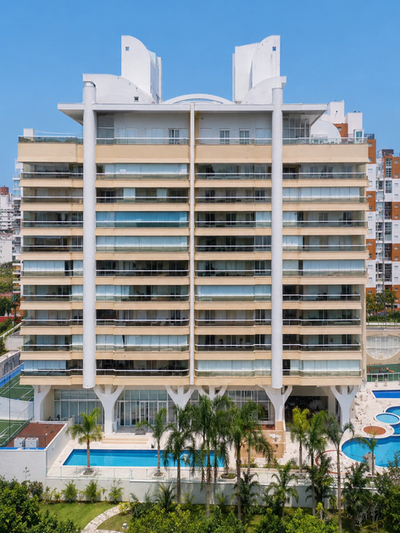 Fachada do Edifício Copacabana, Módulo 08, Riviera de São Lourenço