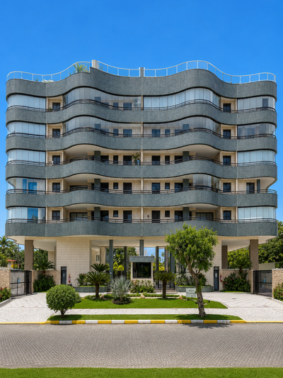 Fachada do Edifício Caravelas, Módulo 04, Riviera de São Lourenço