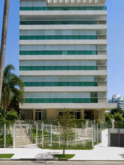 Fachada do Edifício Porto das Dunas, Módulo 07, Riviera de São Lourenço